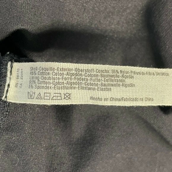 Intimately Free People Black Peekaboo Lace Slip Dress Scallop Hem Size S/M - Picture 12 of 12